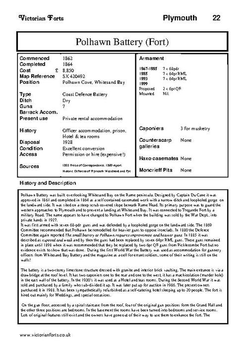 Polhawn Battery datasheet